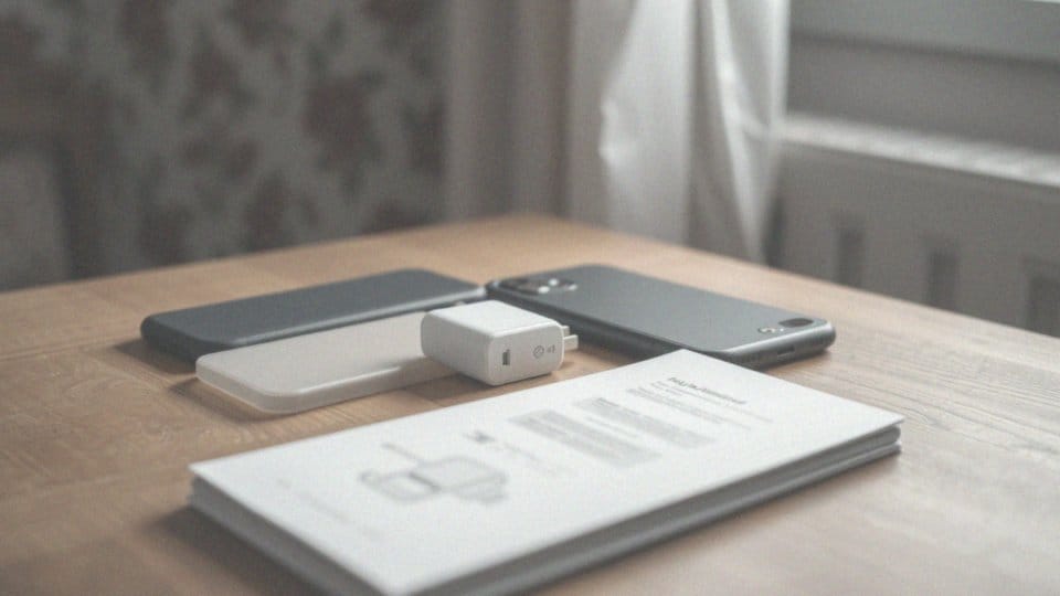 Jakie akcesoria mogą zawierać dane o modelu telefonu?