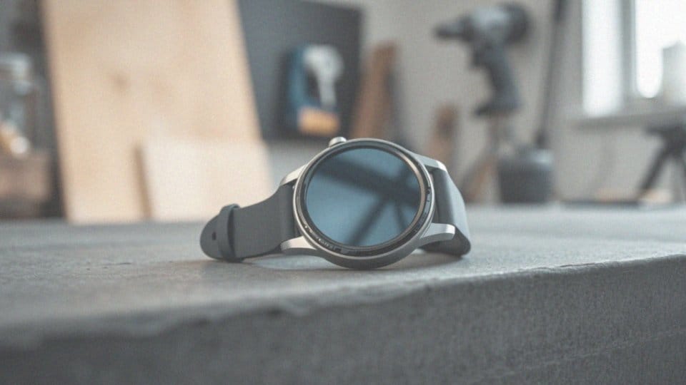 Jakie materiały i elementy charakteryzują smartwatch 5 ATM?