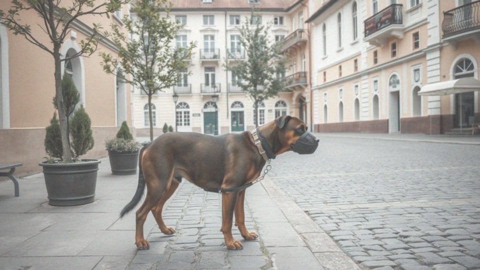 Kiedy pies musi mieć kaganiec podczas spaceru?