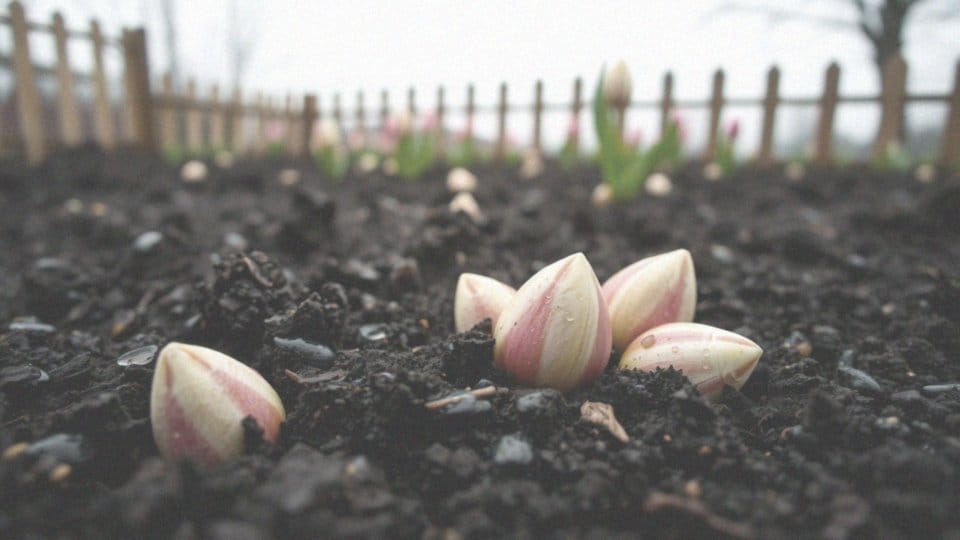 How to ensure proper watering for newly planted bulbs?