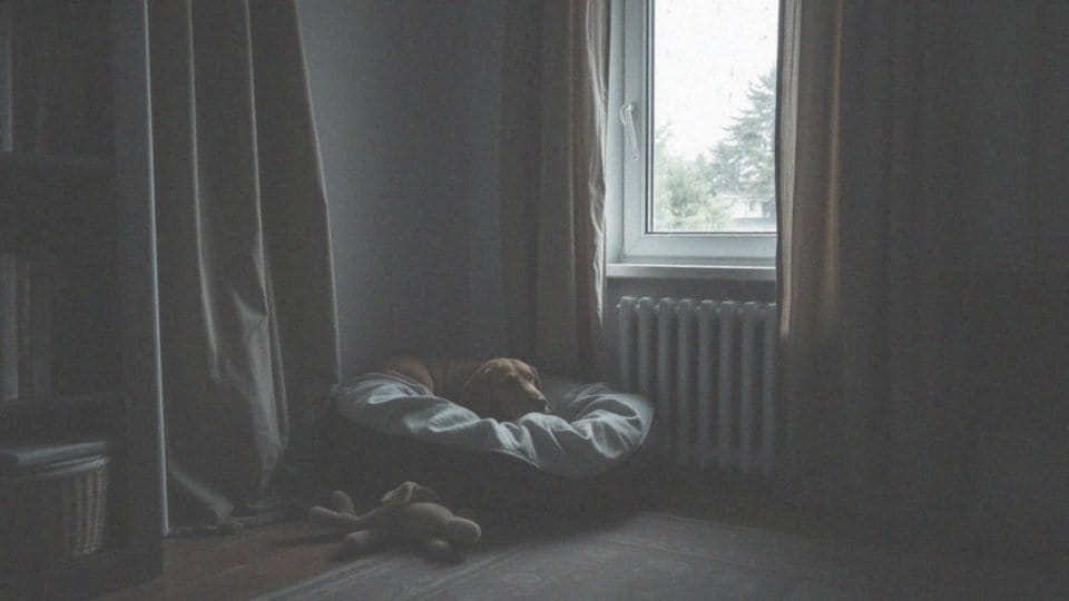 Jak psy reagują na stres, na przykład podczas burzy?