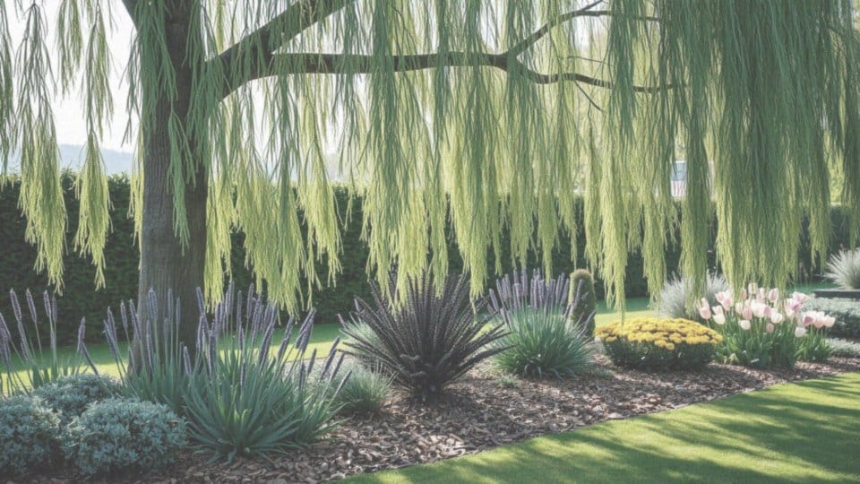 Co posadzić pod wierzbą Hakuro? Sprawdź najlepsze rośliny towarzyszące