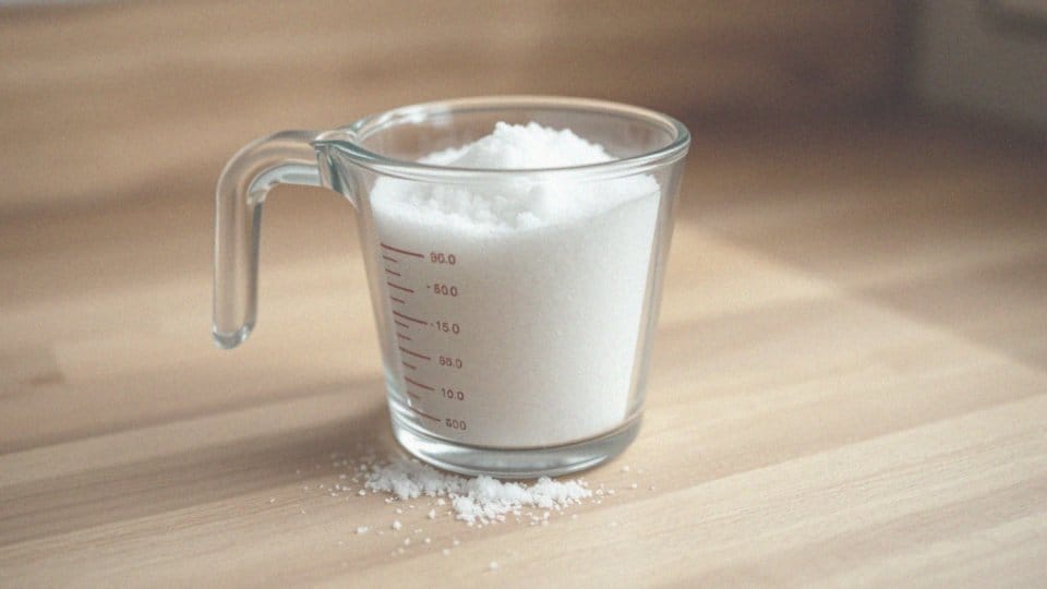 Ile waży szklanka cukru? Przewodnik po rodzajach i wagach cukru