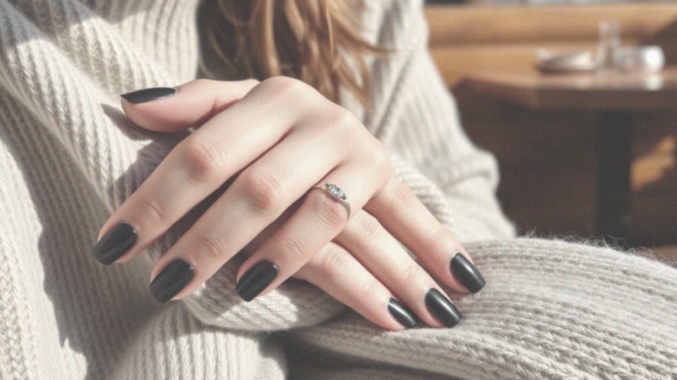 Inspiracje na czarne paznokcie – elegancka stylizacja na każdą okazję