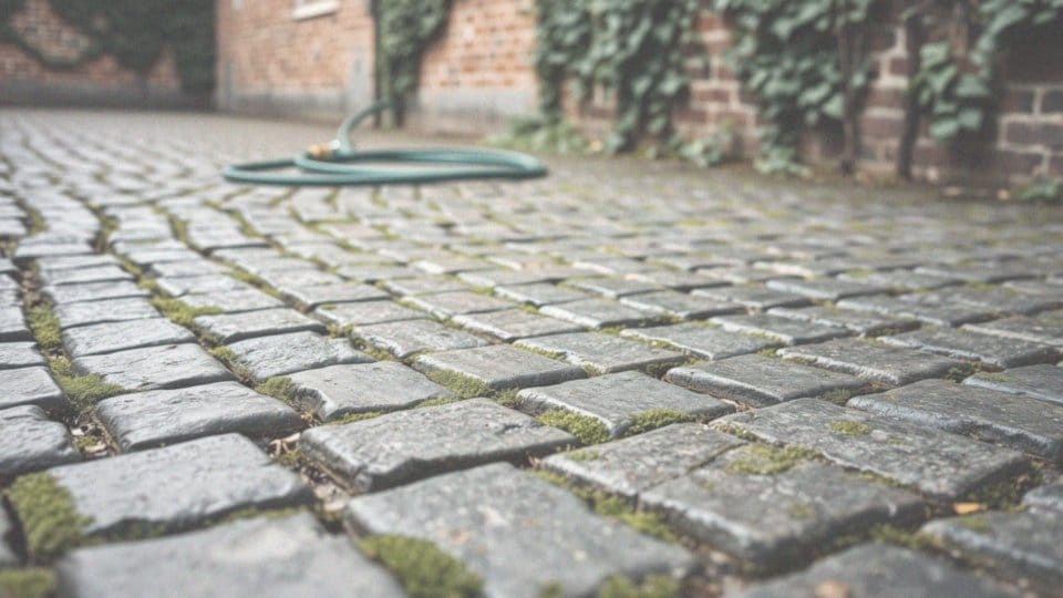 Jak wyczyścić kostkę brukową z zielonego nalotu? Sposoby i porady